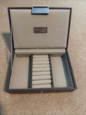 STACKERS Jewelry Box Organizer mini, approximately 5” x 7” x 1.75”)